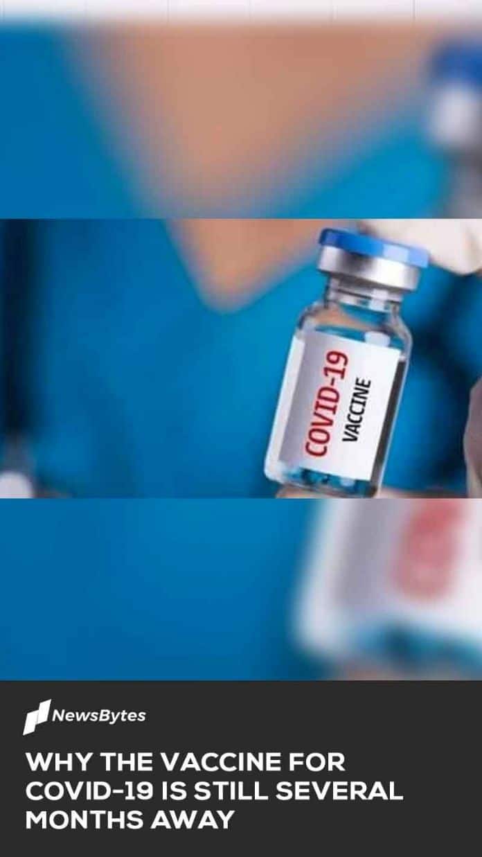 Why the vaccine for COVID-19 is still several months away