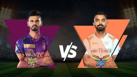 KKR बनाम LSG: जानें मुकाबले की ड्रीम इलेवन, मैच प्रीव्यू और अन्य प्रमुख आंकड़े KKR बनाम LSG: जानें मुकाबले की ड्रीम इलेवन, मैच प्रीव्यू और अन्य प्रमुख आंकड़े