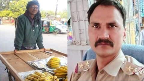 प्रदर्शनों के दौरान पुलिसकर्मी ने बदला भेष, केला बेचने वाला बनकर पकड़े हिंसा भड़का रहे लोग प्रदर्शनों के दौरान पुलिसकर्मी ने बदला भेष, केला बेचने वाला बनकर पकड़े हिंसा भड़का रहे लोग