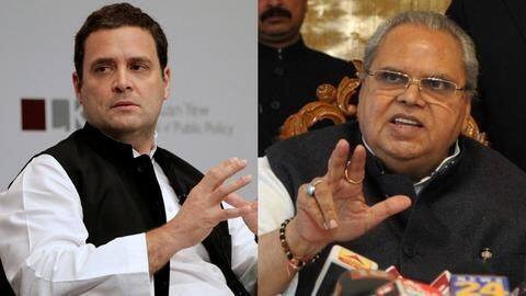 राज्यपाल के न्योते पर कश्मीर जाने को तैयार राहुल गांधी, इस बात का मांगा भरोसा राज्यपाल के न्योते पर कश्मीर जाने को तैयार राहुल गांधी, इस बात का मांगा भरोसा
