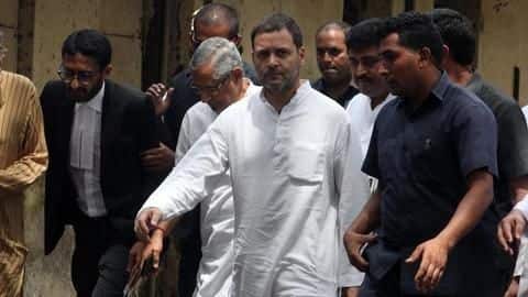 मानहानि मुकदमा: अमित शाह को 'हत्या का आरोपी' कहने पर राहुल की अहमदाबाद कोर्ट में पेशी मानहानि मुकदमा: अमित शाह को 'हत्या का आरोपी' कहने पर राहुल की अहमदाबाद कोर्ट में पेशी