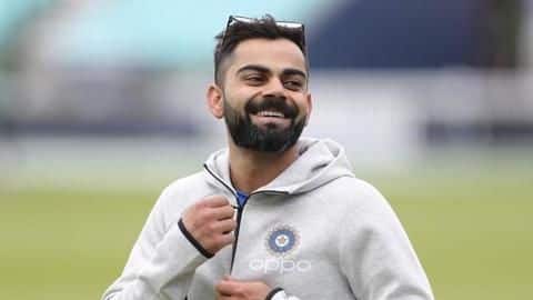 लगातार तीसरे साल भारत के सबसे बड़े 'ब्रांड' बने कोहली, रोहित से 10 गुना ज्यादा वैल्यू लगातार तीसरे साल भारत के सबसे बड़े 'ब्रांड' बने कोहली, रोहित से 10 गुना ज्यादा वैल्यू