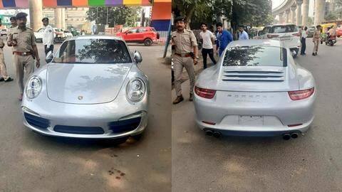 बिना नंबर प्लेट की कार और दस्तावेज भी नहीं, कटा 9.8 लाख रुपये का चालान बिना नंबर प्लेट की कार और दस्तावेज भी नहीं, कटा 9.8 लाख रुपये का चालान