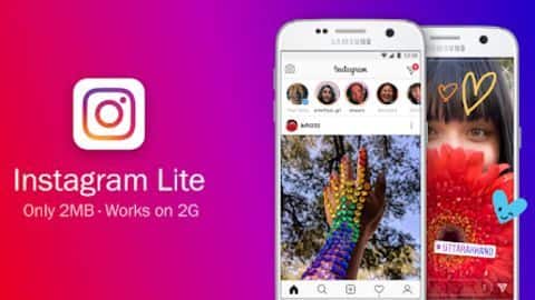फेसबुक ने भारत में लॉन्च किया इंस्टाग्राम लाइट ऐप, साइज 2MB से भी कम फेसबुक ने भारत में लॉन्च किया इंस्टाग्राम लाइट ऐप, साइज 2MB से भी कम