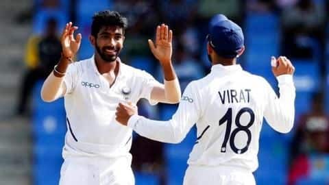 वेस्टइंडीज के खिलाफ पहले टेस्ट में जसप्रीत बुमराह ने रचा इतिहास, कई रिकॉर्ड्स किए अपने नाम वेस्टइंडीज के खिलाफ पहले टेस्ट में जसप्रीत बुमराह ने रचा इतिहास, कई रिकॉर्ड्स किए अपने नाम