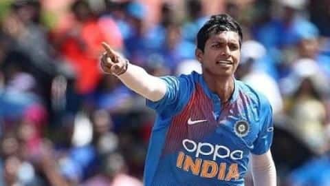 डेब्यू मैच में धमाल मचाने वाले नवदीप सैनी को मैच रेफरी ने दी चेतावनी, जानें मामला डेब्यू मैच में धमाल मचाने वाले नवदीप सैनी को मैच रेफरी ने दी चेतावनी, जानें मामला