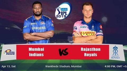 IPL 2019 Match 27: मुंबई इंडियंस से भिड़ेगी राजस्थान रॉयल्स, जानें संभावित टीम और ड्रीम इलेवन IPL 2019 Match 27: मुंबई इंडियंस से भिड़ेगी राजस्थान रॉयल्स, जानें संभावित टीम और ड्रीम इलेवन