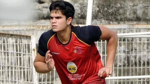 अर्जुन तेंदुलकर की स्विंग के आगे नतमस्तक हुआ इंग्लिश बल्लेबाज़, देखें वीडियो अर्जुन तेंदुलकर की स्विंग के आगे नतमस्तक हुआ इंग्लिश बल्लेबाज़, देखें वीडियो