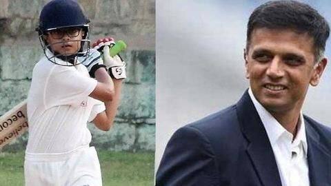 द्रविड़ के बेटे का धमाल, 50 ओवर के मैच में दो महीने में तीसरा दोहरा शतक द्रविड़ के बेटे का धमाल, 50 ओवर के मैच में दो महीने में तीसरा दोहरा शतक