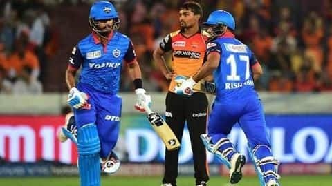 IPL 2019: पहली बार नॉकआउट मुकाबले में जीती दिल्ली, एलिमिनेटर मुकाबले में SRH को हराया IPL 2019: पहली बार नॉकआउट मुकाबले में जीती दिल्ली, एलिमिनेटर मुकाबले में SRH को हराया
