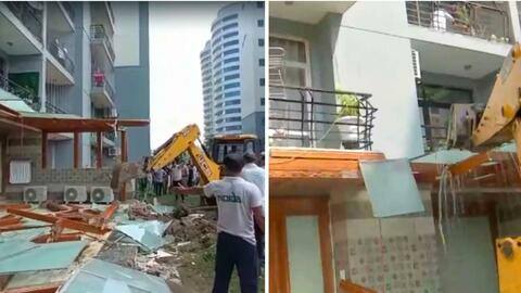 उत्तर प्रदेश: नोएडा में महिला से मारपीट के आरोपी भाजपा कार्यकर्ता के खिलाफ बुलडोजर कार्रवाई उत्तर प्रदेश: नोएडा में महिला से मारपीट के आरोपी भाजपा कार्यकर्ता के खिलाफ बुलडोजर कार्रवाई