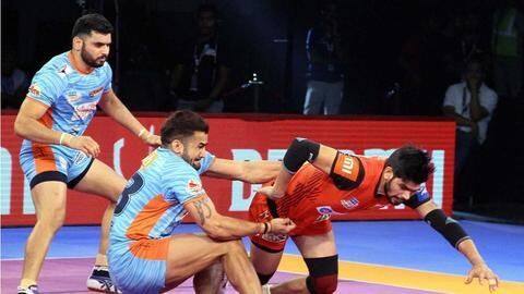 प्रो कबड्डी लीग 2018: पवन के सुपर टेन पर भारी पड़े मनिंदर, बंगाल ने जीता मैच प्रो कबड्डी लीग 2018: पवन के सुपर टेन पर भारी पड़े मनिंदर, बंगाल ने जीता मैच