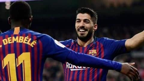 #ElClasico: सेकेंड लेग में 3-0 से जीत हासिल करके कोपा डेल रे फाइनल में पहुंची बार्सिलोना #ElClasico: सेकेंड लेग में 3-0 से जीत हासिल करके कोपा डेल रे फाइनल में पहुंची बार्सिलोना