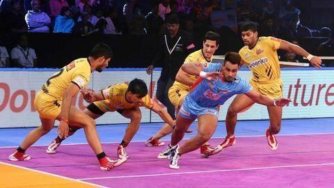प्रो कबड्डी लीग 2018: बंगाल वारियर्स ने युवा तेलुगु टाइटंस को करीबी मुकाबले में हराया प्रो कबड्डी लीग 2018: बंगाल वारियर्स ने युवा तेलुगु टाइटंस को करीबी मुकाबले में हराया
