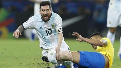 कोपा अमेरिका: CONMEBOL ने किया कंफर्म, ब्राज़ील बनाम अर्जेंटीना मुकाबले में थी VAR में दिक्कत कोपा अमेरिका: CONMEBOL ने किया कंफर्म, ब्राज़ील बनाम अर्जेंटीना मुकाबले में थी VAR में दिक्कत