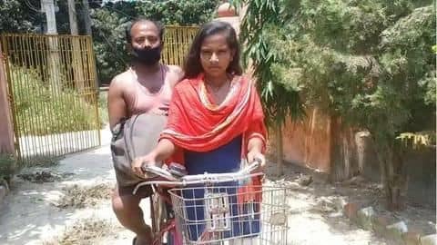 लॉकडाउन: साइकिल से तय की 1,200 किमी की दूरी, साइकिलिंग फेडरेशन ने ट्रायल के लिए बुलाया लॉकडाउन: साइकिल से तय की 1,200 किमी की दूरी, साइकिलिंग फेडरेशन ने ट्रायल के लिए बुलाया