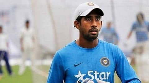 हैमस्ट्रिंग इंजरी से जूझ रहे हैं साहा, ऑस्ट्रेलिया दौरे के लिए उपलब्धता पर संशय हैमस्ट्रिंग इंजरी से जूझ रहे हैं साहा, ऑस्ट्रेलिया दौरे के लिए उपलब्धता पर संशय