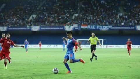 इंटरकॉन्टिनेंटल कप: सीरिया को 1-1 के ड्रॉ पर रोककर भारत ने की अपने अभियान की समाप्ति इंटरकॉन्टिनेंटल कप: सीरिया को 1-1 के ड्रॉ पर रोककर भारत ने की अपने अभियान की समाप्ति