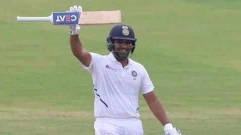 रोहित शर्मा ने लगाया टेेस्ट में अपना पहला दोहरा शतक, अपने नाम किए शानदार रिकॉर्ड्स रोहित शर्मा ने लगाया टेेस्ट में अपना पहला दोहरा शतक, अपने नाम किए शानदार रिकॉर्ड्स