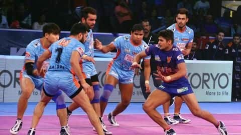 प्रो कबड्डी लीग 2018: दबंग दिल्ली ने शानदार वापसी करते हुए बंगाल वारियर्स को किया एलिमिनेट प्रो कबड्डी लीग 2018: दबंग दिल्ली ने शानदार वापसी करते हुए बंगाल वारियर्स को किया एलिमिनेट