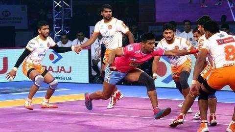 प्रो कबड्डी लीग 2018: जयपुर की लगातार दूसरी जीत, पुणेरी पल्टन को 13 अंकों से हराया प्रो कबड्डी लीग 2018: जयपुर की लगातार दूसरी जीत, पुणेरी पल्टन को 13 अंकों से हराया