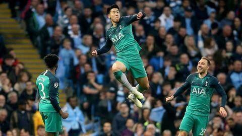 #ChampionsLeague: शानदार मुकाबले में सोन के दो गोलों की बदौलत टॉटेन्हम ने किया सिटी को नॉकआउट #ChampionsLeague: शानदार मुकाबले में सोन के दो गोलों की बदौलत टॉटेन्हम ने किया सिटी को नॉकआउट