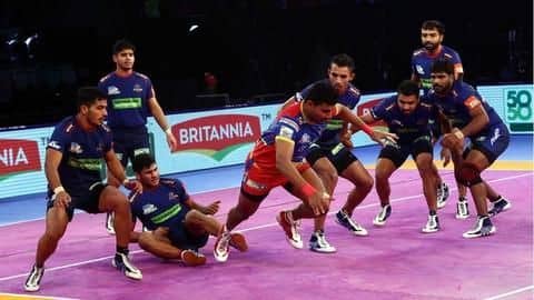 प्रो कबड्डी लीग 2018: यूपी योद्धा ने हरियाणा स्टीलर्स को करीबी मुकाबले में हराया प्रो कबड्डी लीग 2018: यूपी योद्धा ने हरियाणा स्टीलर्स को करीबी मुकाबले में हराया