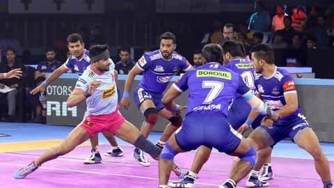 प्रो कबड्डी लीग 2019: हरियाणा और जयपुर ने खेला टाई, बंगाल ने मुंबा को हराया प्रो कबड्डी लीग 2019: हरियाणा और जयपुर ने खेला टाई, बंगाल ने मुंबा को हराया