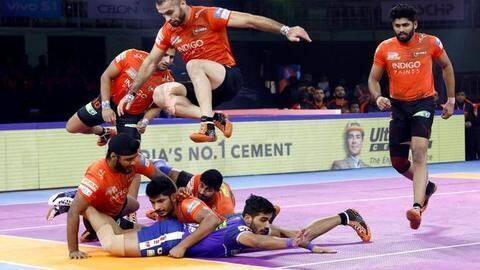 प्रो कबड्डी लीग 2019: विकास कंडोला को बदौलत हरियाणा स्टीलर्स ने यू मुंबा को हराया प्रो कबड्डी लीग 2019: विकास कंडोला को बदौलत हरियाणा स्टीलर्स ने यू मुंबा को हराया