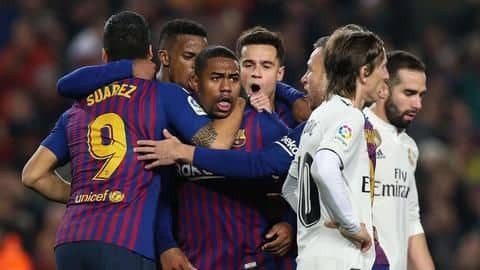 #ElClasico: कोपा डेल रे सेमीफाइनल फर्स्ट लेग में बार्सिलोना बनाम रियल मैड्रिड मुकाबला रहा ड्रॉ #ElClasico: कोपा डेल रे सेमीफाइनल फर्स्ट लेग में बार्सिलोना बनाम रियल मैड्रिड मुकाबला रहा ड्रॉ
