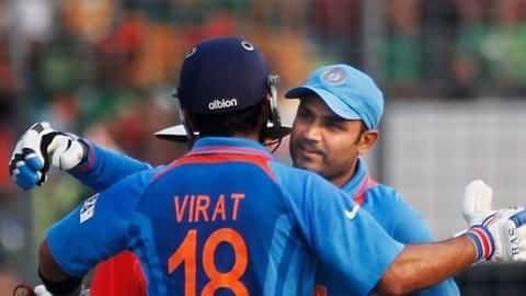 कोहली की तकनीकी पर उठ रहे सवालों पर बोले सहवाग, कहा- भाग्य नहीं दे रहा साथ कोहली की तकनीकी पर उठ रहे सवालों पर बोले सहवाग, कहा- भाग्य नहीं दे रहा साथ