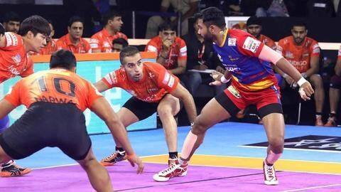 प्रो कबड्डी लीग 2019: मुंबा को हराकर यूपी योद्धा ने हासिल की इस सीजन पहली जीत प्रो कबड्डी लीग 2019: मुंबा को हराकर यूपी योद्धा ने हासिल की इस सीजन पहली जीत
