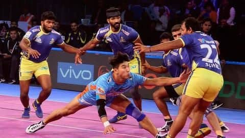 प्रो कबड्डी लीग 2018: बंगाल वारियर्स ने तमिल थलाइवाज को लगातार दूसरी बार हराया प्रो कबड्डी लीग 2018: बंगाल वारियर्स ने तमिल थलाइवाज को लगातार दूसरी बार हराया