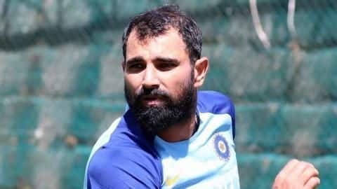 भारत बनाम इंग्लैंड: शमी ने शुरु की ट्रेनिंग, डे-नाइट टेस्ट के लिए हो सकते हैं उपलब्ध भारत बनाम इंग्लैंड: शमी ने शुरु की ट्रेनिंग, डे-नाइट टेस्ट के लिए हो सकते हैं उपलब्ध