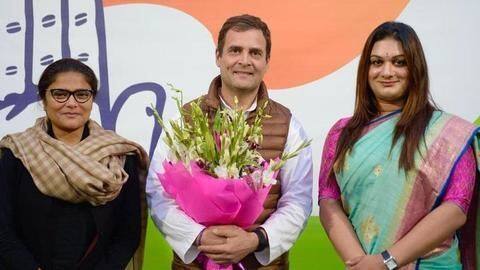 कांग्रेस में शामिल हुईं अप्सरा रेड्डी, बनीं महासचिव के पद पर नियुक्त होने वालीं पहली ट्रांसजेंडर कांग्रेस में शामिल हुईं अप्सरा रेड्डी, बनीं महासचिव के पद पर नियुक्त होने वालीं पहली ट्रांसजेंडर
