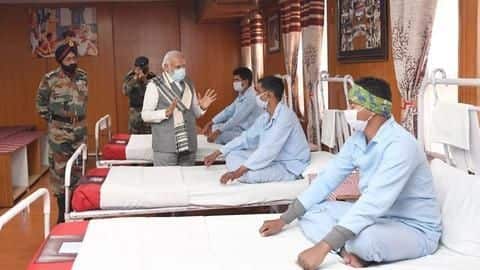 लेह: प्रधानमंत्री के घायल सैनिकों से मिलने की जगह पर उठे सवाल, सेना ने बताई सच्चाई लेह: प्रधानमंत्री के घायल सैनिकों से मिलने की जगह पर उठे सवाल, सेना ने बताई सच्चाई