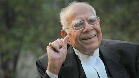 दिग्गज वकील राम जेठमलानी का 95 साल की उम्र में निधन, राष्ट्रपति, प्रधानमंत्री ने जताया दुख दिग्गज वकील राम जेठमलानी का 95 साल की उम्र में निधन, राष्ट्रपति, प्रधानमंत्री ने जताया दुख
