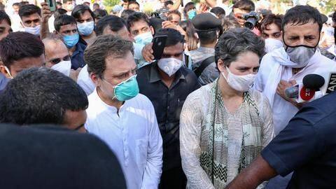 राहुल-प्रियंका समेत पांच नेताओं को हाथरस जाने की मंजूरी, पीड़ित परिवार से मिलने हुए रवाना राहुल-प्रियंका समेत पांच नेताओं को हाथरस जाने की मंजूरी, पीड़ित परिवार से मिलने हुए रवाना