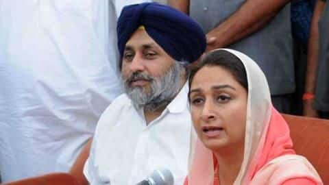 SAD has separated from NDA on the issue of agricultural laws SAD has separated from NDA on the issue of agricultural laws