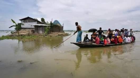 बिहार और असम में बाढ़ से करोड़ों लोग प्रभावित