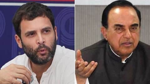 सुब्रमण्यम स्वामी ने राहुल गांधी को बताया था कोकीन लेने वाला, कांग्रेस ने दर्ज कराई FIR सुब्रमण्यम स्वामी ने राहुल गांधी को बताया था कोकीन लेने वाला, कांग्रेस ने दर्ज कराई FIR