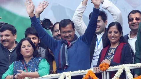 दिल्ली: तीसरी बार मुख्यमंत्री पद की शपथ लेंगे केजरीवाल, समारोह में शामिल होंगे ये मेहमान दिल्ली: तीसरी बार मुख्यमंत्री पद की शपथ लेंगे केजरीवाल, समारोह में शामिल होंगे ये मेहमान