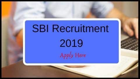SBI Recruitment: मैनेजर पदों पर निकली भर्तियां, वेतन Rs. 50,000 से भी अधिक, जल्द करें आवेदन SBI Recruitment: मैनेजर पदों पर निकली भर्तियां, वेतन Rs. 50,000 से भी अधिक, जल्द करें आवेदन