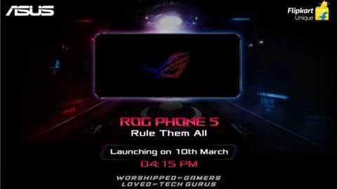 भारत में 10 मार्च को लॉन्च होगा आसुस का गेमिंग स्मार्टफोन ROG फोन 5 भारत में 10 मार्च को लॉन्च होगा आसुस का गेमिंग स्मार्टफोन ROG फोन 5
