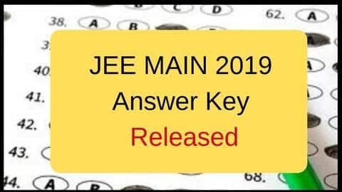 JEE Main 2019: जारी हुई उत्तर कुंजी, यहां से दर्ज करें आपत्ति JEE Main 2019: जारी हुई उत्तर कुंजी, यहां से दर्ज करें आपत्ति