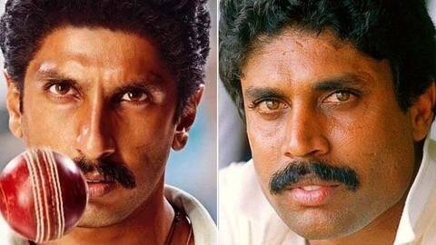 जन्मदिन पर हूबहू कपिल देव बनकर आए रणवीर सिंह, '83' का फर्स्ट लुक आउट जन्मदिन पर हूबहू कपिल देव बनकर आए रणवीर सिंह, '83' का फर्स्ट लुक आउट