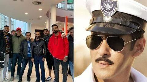 सलमान की 'भारत' देखने पहुंची टीम इंडिया, भाईजान ने दिया प्यारा सा रिएक्शन सलमान की 'भारत' देखने पहुंची टीम इंडिया, भाईजान ने दिया प्यारा सा रिएक्शन