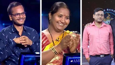 KBC 11: अब तक ये तीन बने हैं करोड़पति, सात करोड़ वाले इन सवालों पर अटके KBC 11: अब तक ये तीन बने हैं करोड़पति, सात करोड़ वाले इन सवालों पर अटके