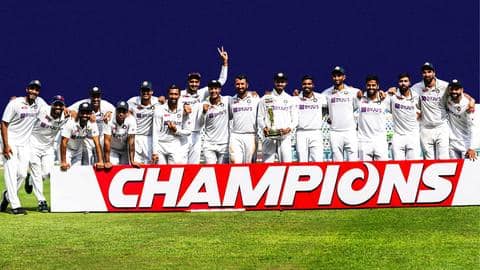 ICC रैंकिंग: न्यूजीलैंड को हराने के बाद दुनिया की नंबर एक टेस्ट टीम बनी भारत ICC रैंकिंग: न्यूजीलैंड को हराने के बाद दुनिया की नंबर एक टेस्ट टीम बनी भारत