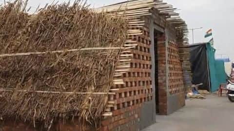 टिकरी बॉर्डर पर पक्के मकान बना रहे किसान, आंदोलन को लंबा चलाने पर नजर टिकरी बॉर्डर पर पक्के मकान बना रहे किसान, आंदोलन को लंबा चलाने पर नजर